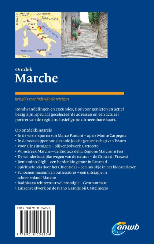 Marche / ANWB Ontdek reisgids achterkant