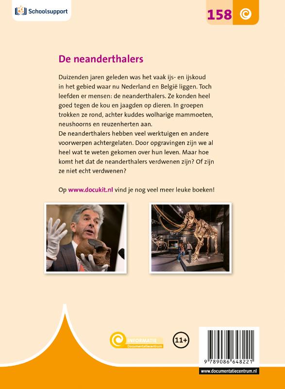 De neanderthalers / Informatie / 158 achterkant
