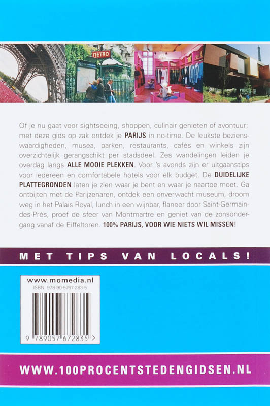 100% Parijs / 100% stedengidsen achterkant