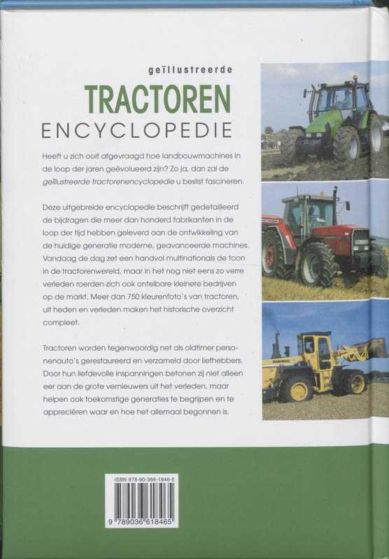 Geïllustreerde Tractoren encyclopedie achterkant