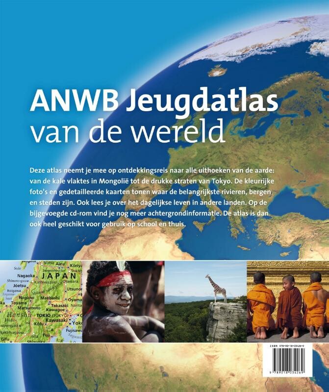 ANWB Jeugdatlas van de wereld achterkant