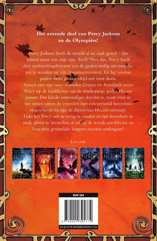 Percy Jackson en de wraak van Hecate / Percy Jackson en de Olympiërs / 7 achterkant