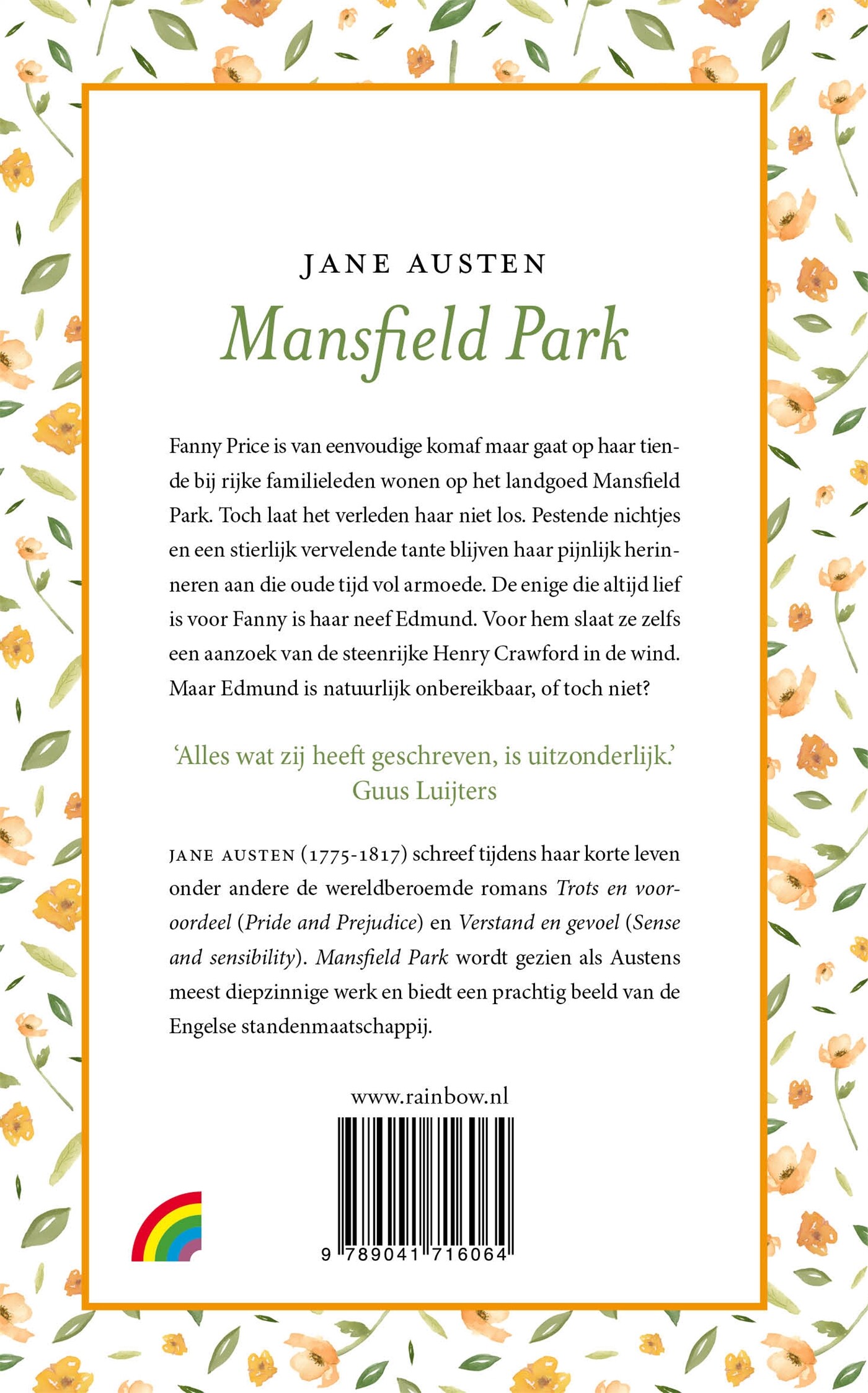 Mansfield park achterkant