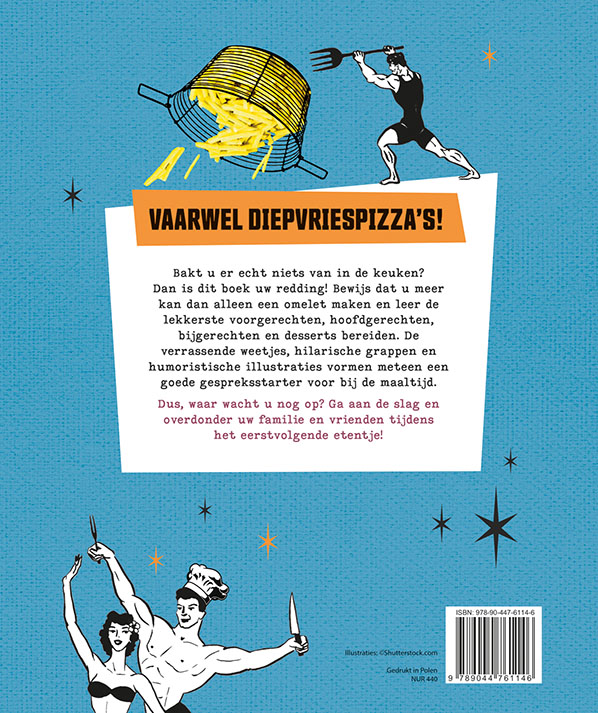 Het onmisbare kookboek voor mannen Het onmisbare kookboek voor mannen achterkant