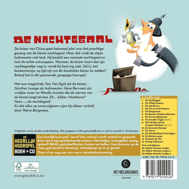 De nachtegaal / Heerlijk Hoorspel De nachtegaal / Heerlijk Hoorspel achterkant