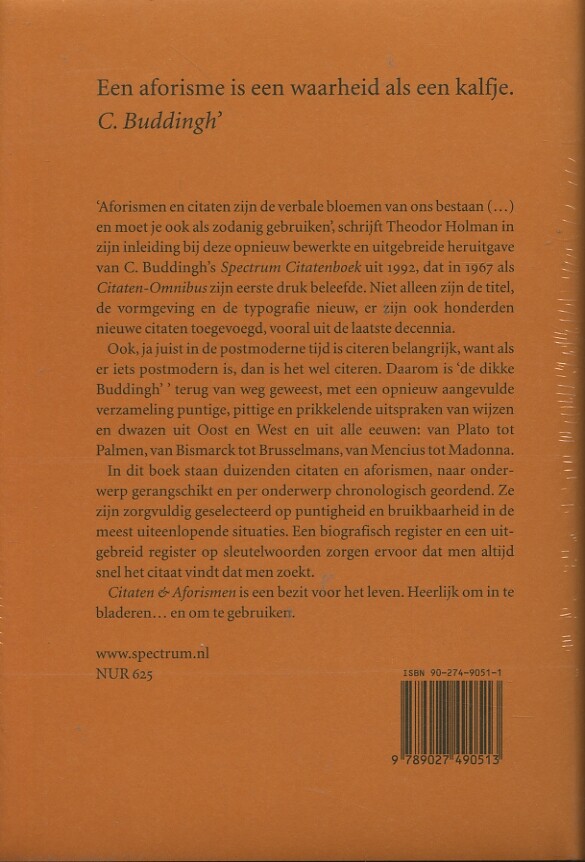 Citaten & aforismen / Prisma Taal achterkant