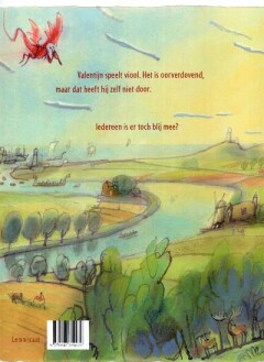 Valentijn en zijn viool achterkant