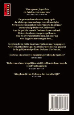 Dolores Claiborne / Poema King achterkant