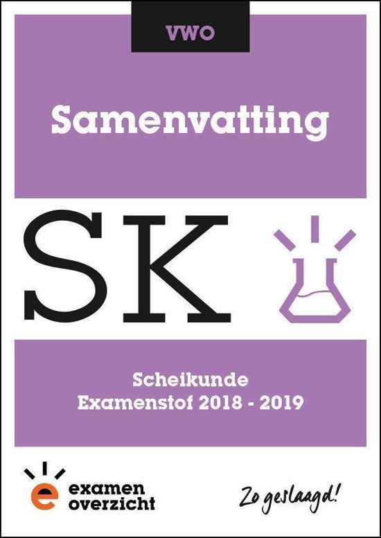 boekenbalie_9789492871879_cover ExamenOverzicht - Samenvatting Scheikunde VWO