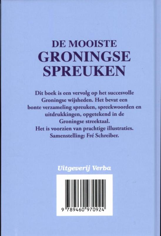 De mooiste Groningse spreuken achterkant