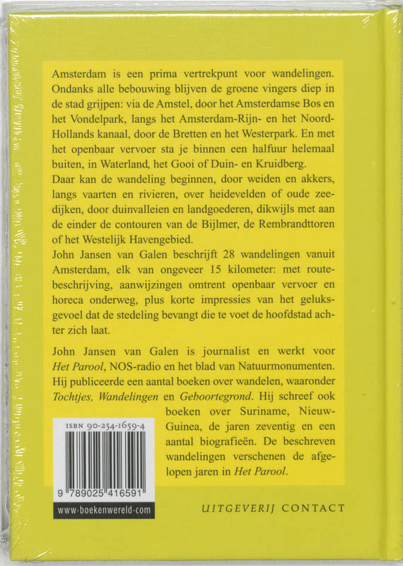 Wandelen Om Amsterdam Wandelen Om Amsterdam achterkant
