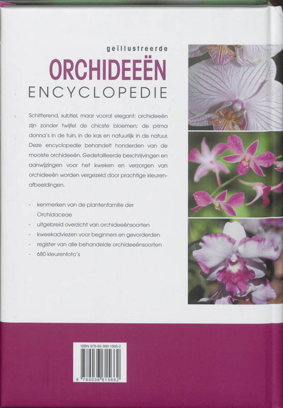 Geillustreerde orchideeen encyclopedie / Encyclopedie achterkant