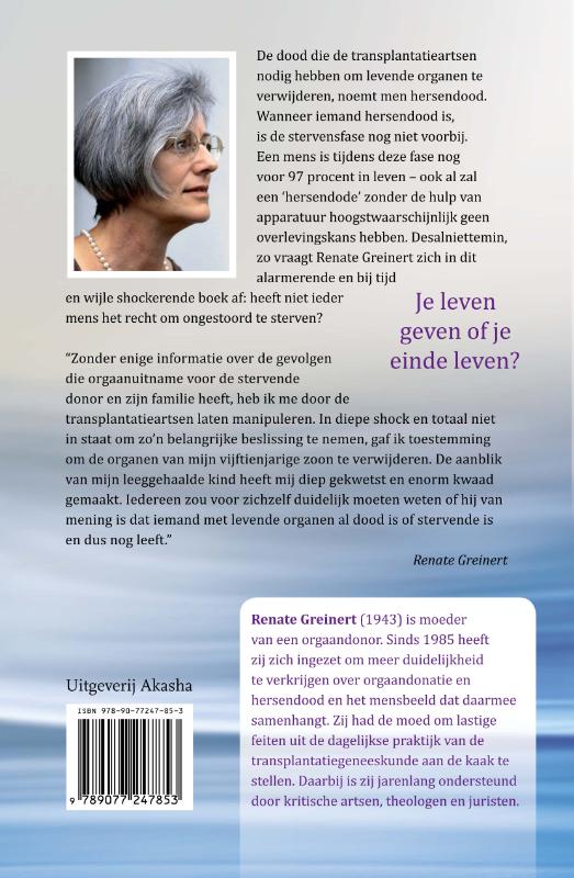Ongestoord sterven Ongestoord sterven achterkant