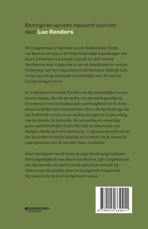 Tropenwee / Davidsfonds/Literair achterkant