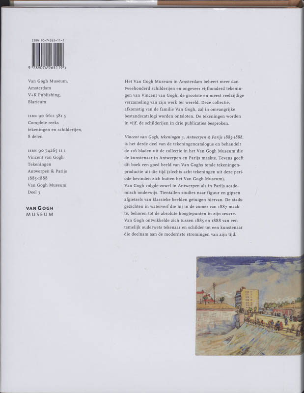 Vincent van Gogh Tekeningen 3 achterkant