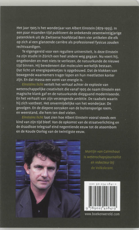 Einsteins licht achterkant