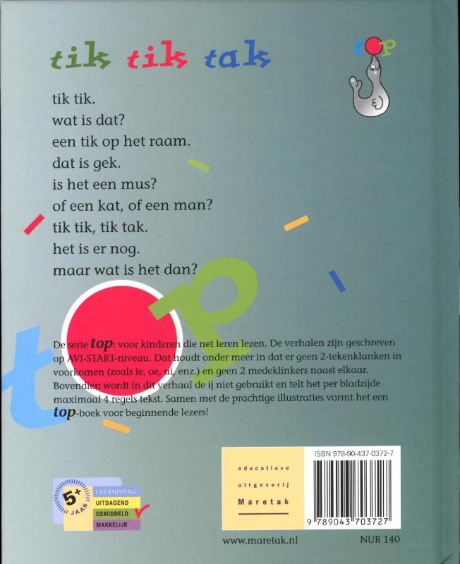 Tik tik tak / Top achterkant