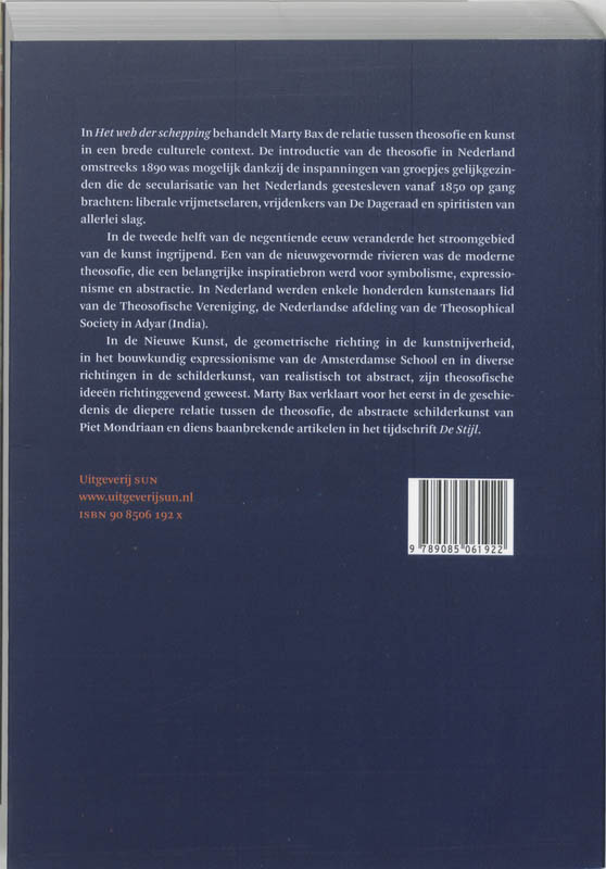 Het web der schepping Het web der schepping achterkant