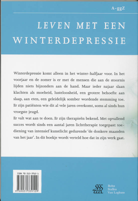 Van A tot ggZ  -   Leven met een winterdepressie achterkant