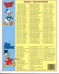 De reisavonturen van Oom Dagobert - deel 8: Het geheim van De Hollander / Oom Dagobert: avonturen van een steenrijke eend / 69 achterkant