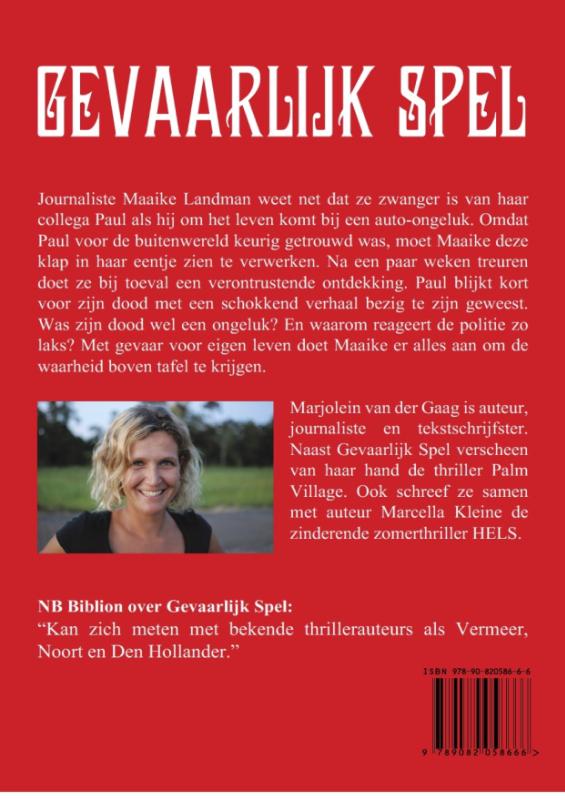 Gevaarlijk spel achterkant