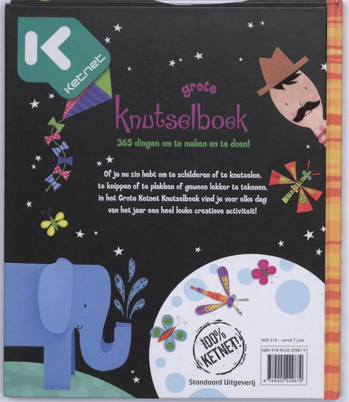 Het Grote Ketnet Knutselboek achterkant