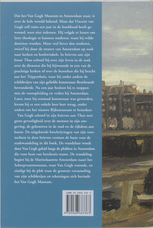 Vincent van Gogh over Amsterdam achterkant
