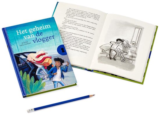 Geheim van… - Het Geheim van de Vlogger - 96 pagina's - Wieke van Oordt - Leopold - Hardcover - Illustraties - 8 tot 10 jaar