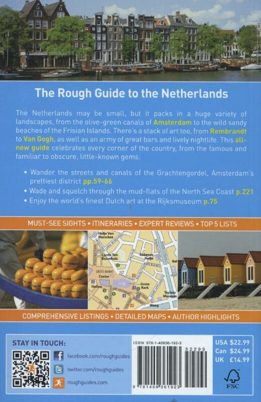 The rough guide to the Netherlands achterkant