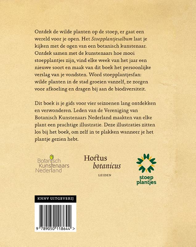 Stoepplantjesalbum achterkant