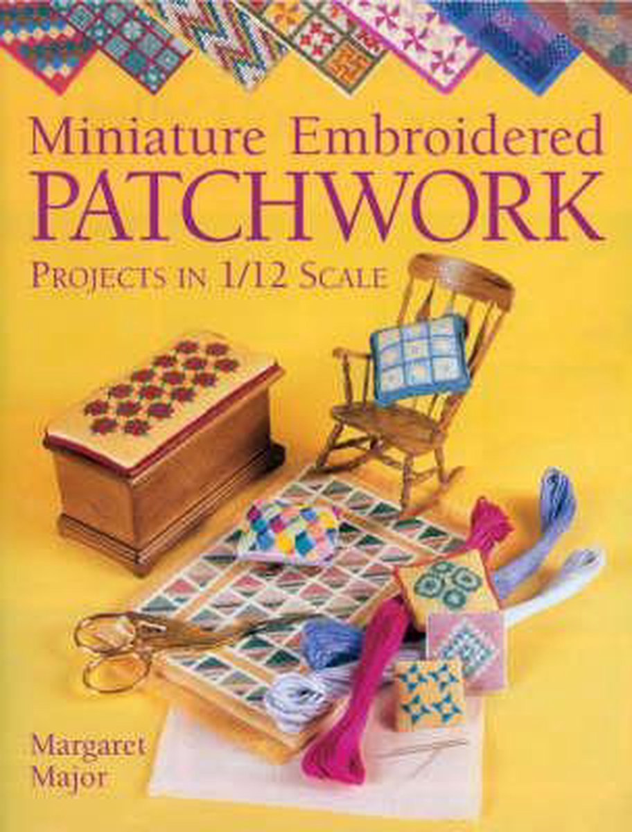 Miniature Embroidered Patchwork