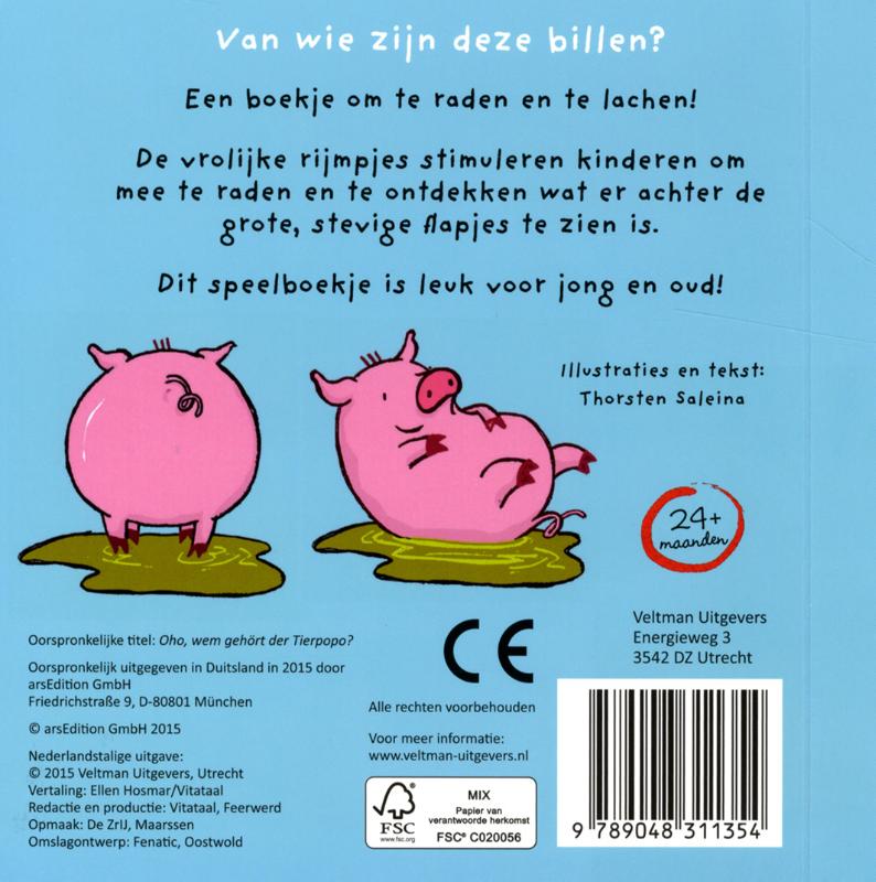 Van wie zijn deze billen? Van wie zijn deze billen? achterkant