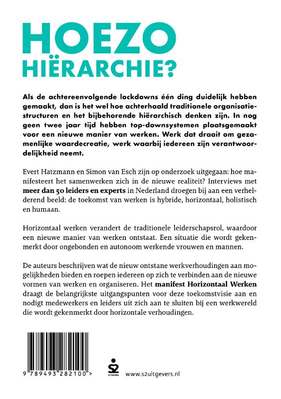 Hoezo hiërarchie? achterkant