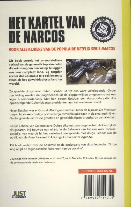 Het kartel van de narcos achterkant