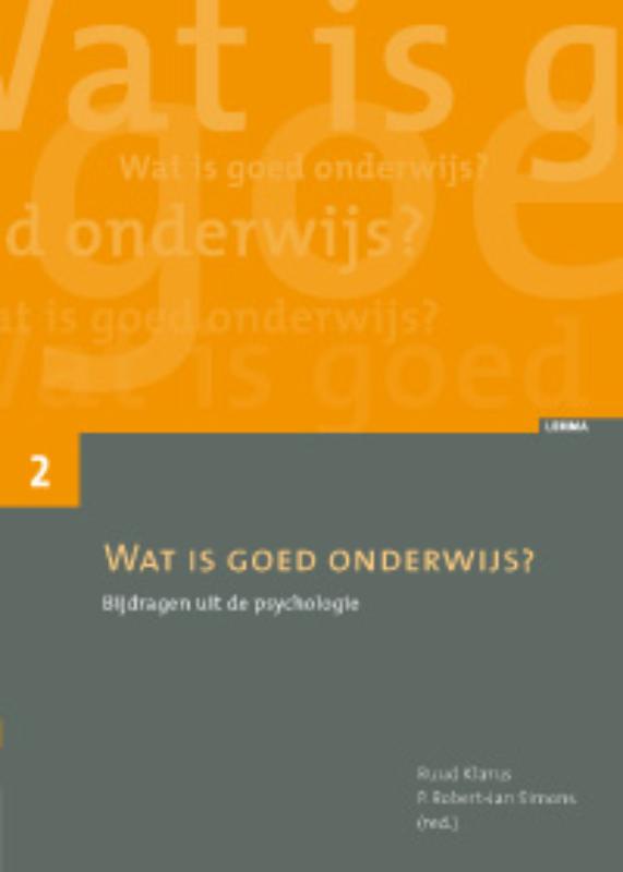 Wat is goed onderwijs? / 2