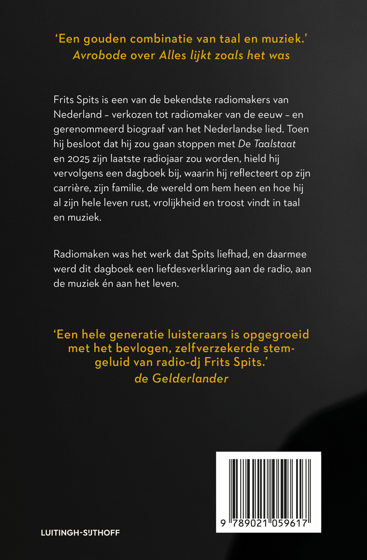Mijn laatste radiojaar achterkant