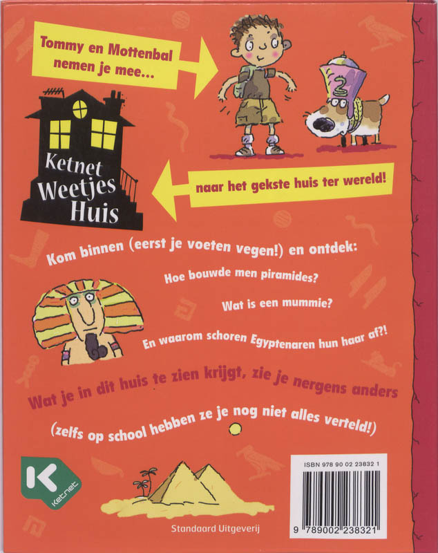 Ketnet Weetjeshuis In het oude Egypte / Ketnet achterkant