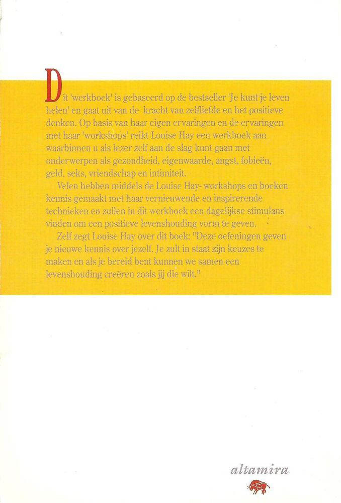 JE KUNT JE LEVEN HELEN. WERKBOEK achterkant
