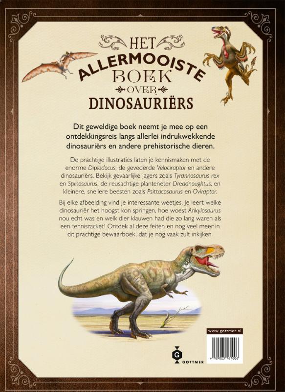 Het allermooiste boek over dinosauriërs / Allermooiste boeken achterkant