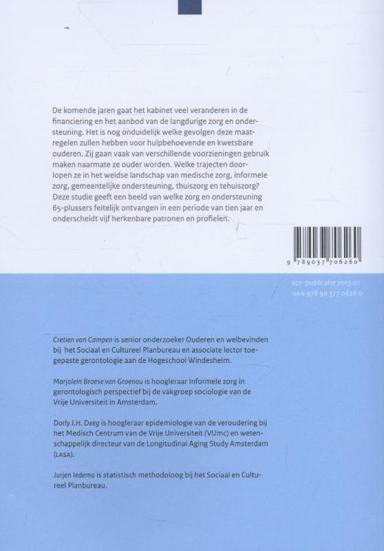 Met zorg ouder worden / SCP-publicatie / 2013-21 Met zorg ouder worden / SCP-publicatie / 2013-21 achterkant