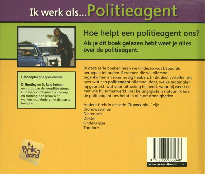 Ik werk als ...  -   Politieagent achterkant