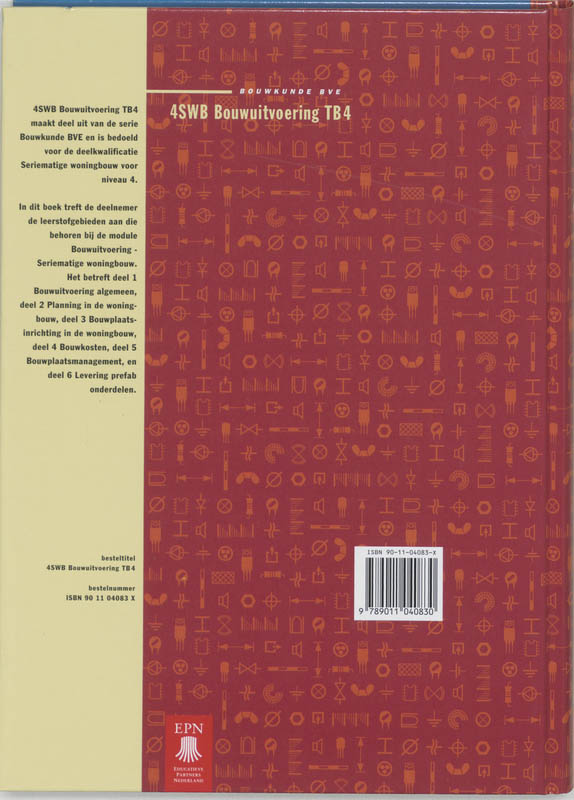 4SWB Bouwuitvoering / 4 / Theorieboek / Bouwkunde BVE achterkant