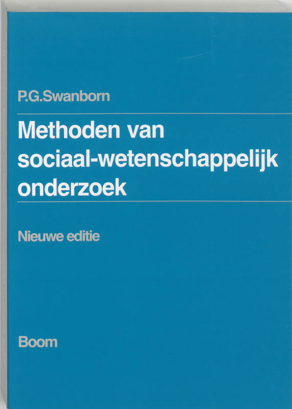 Methoden van sociaal-wetenschappelijk onderzoek / druk Nieuwe editie (5e dr)