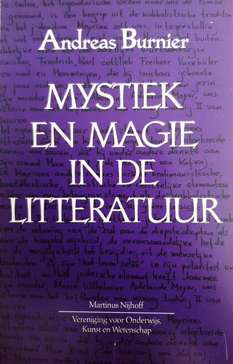 Mystiek en magie in de literatuur / Albert Verwey-lezingen