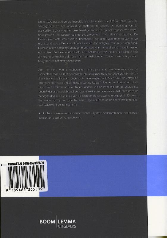 De boete uit balans achterkant