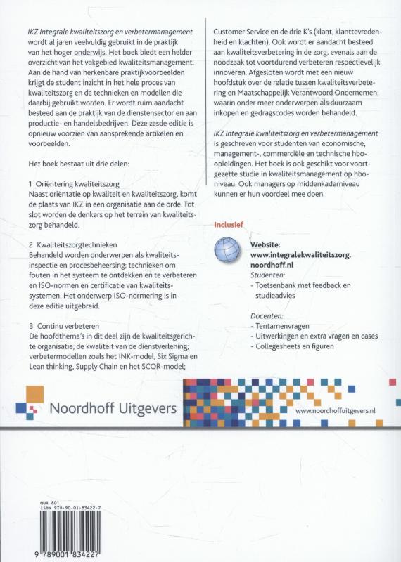 IKZ, integrale kwaliteitszorg en verbetermanagement IKZ, integrale kwaliteitszorg en verbetermanagement achterkant