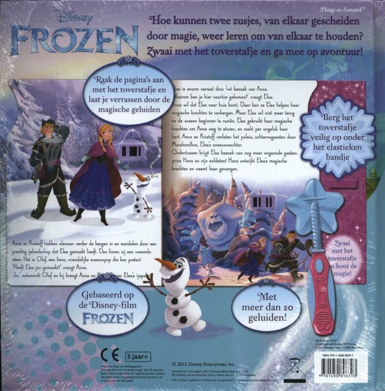 Disney Frozen - Toverstafje achterkant