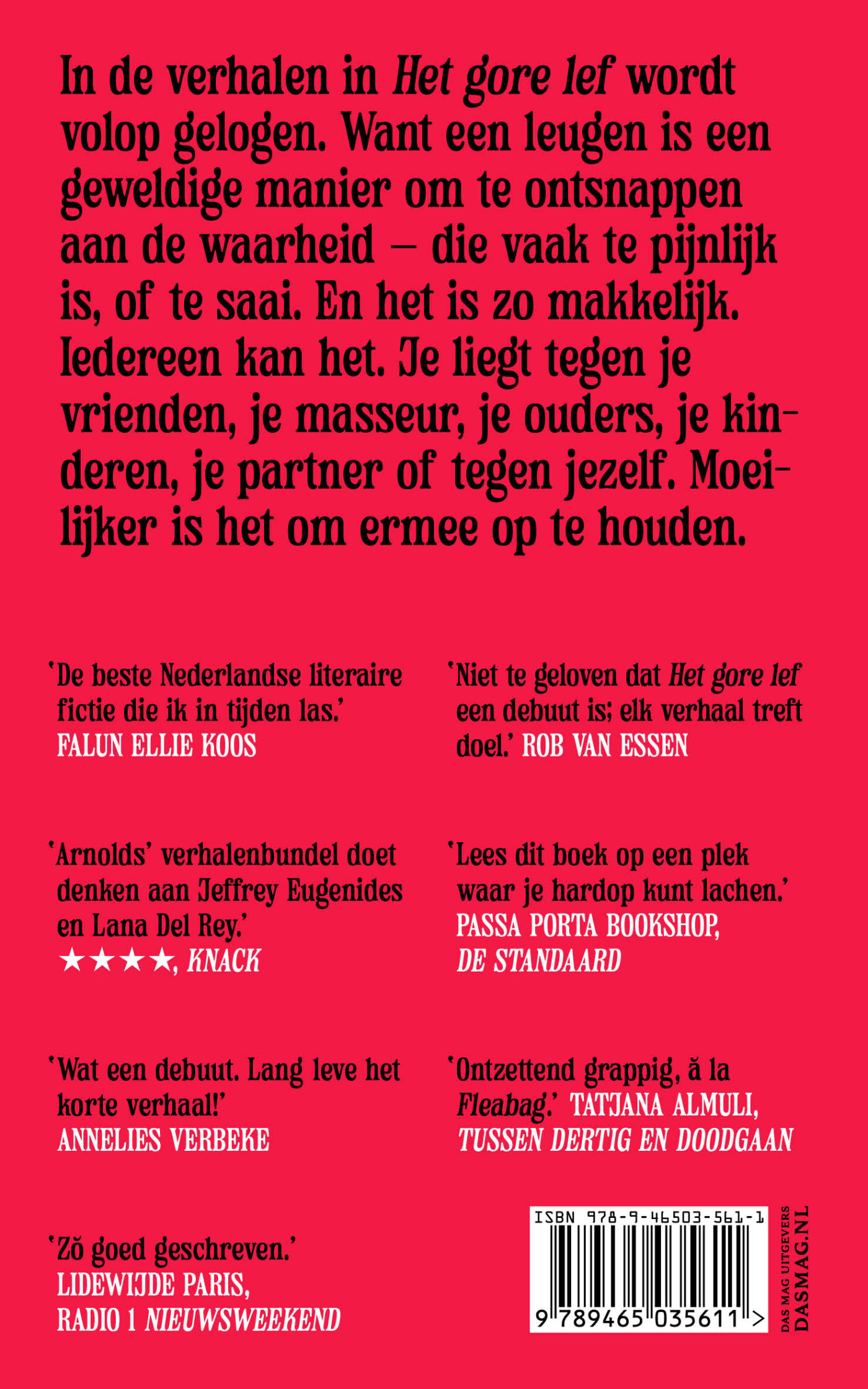 Het gore lef achterkant