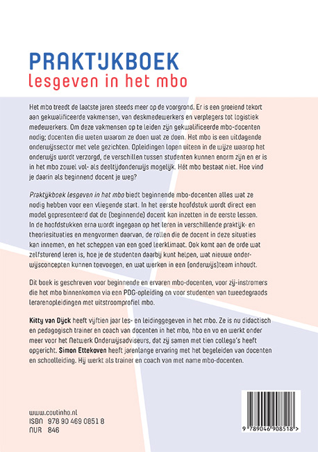 Praktijkboek lesgeven in het mbo achterkant