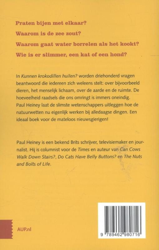 Kunnen krokodillen huilen? Kunnen krokodillen huilen? achterkant